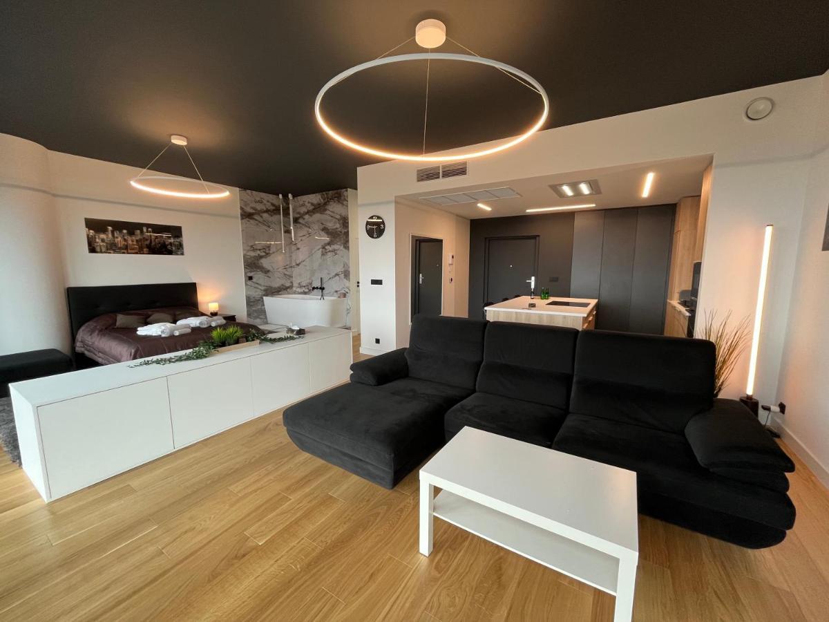 Hanza Tower - Luxurious Apartment 60M2 - 15Th Floor City View Stettin Exterior foto