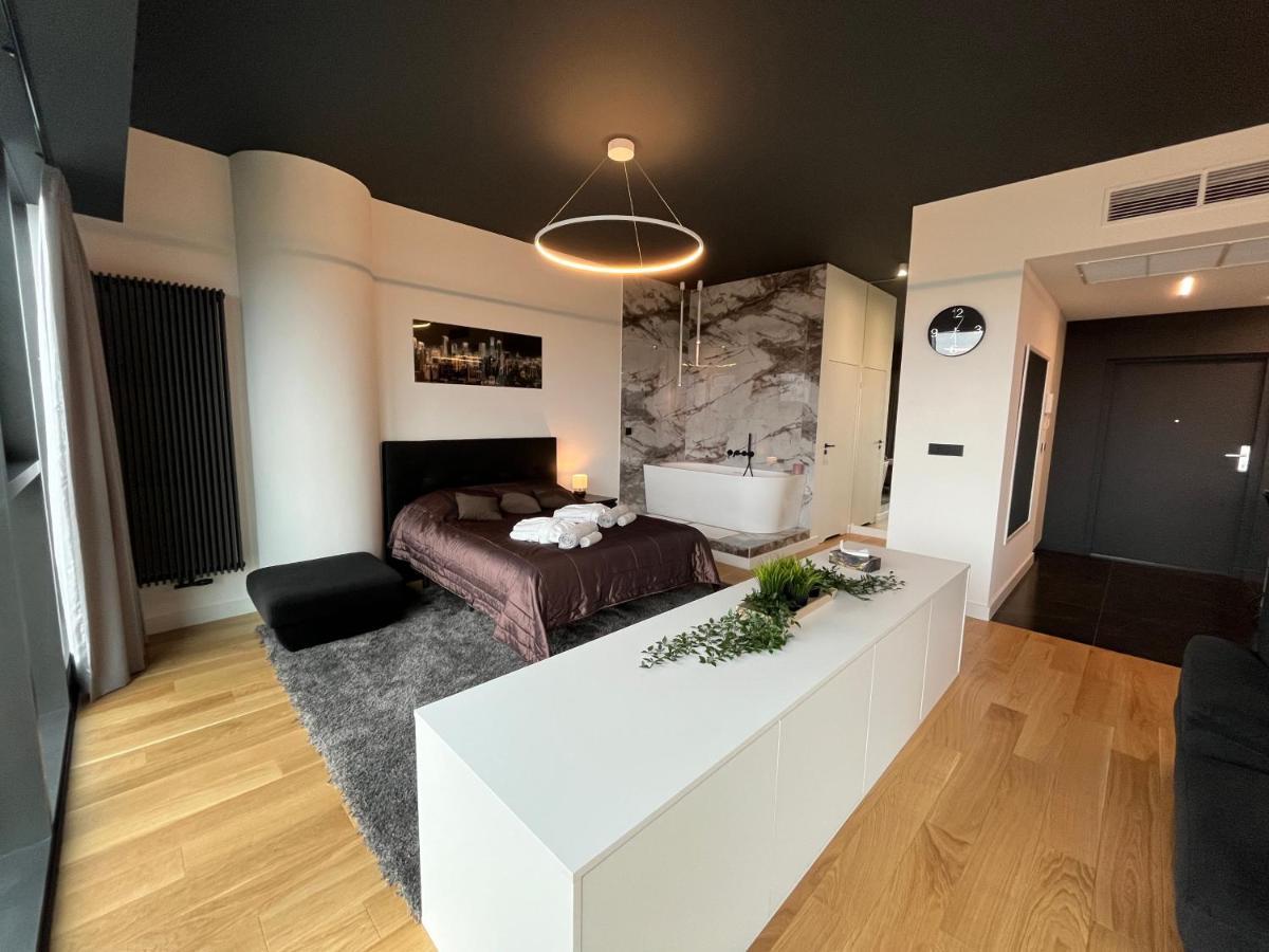 Hanza Tower - Luxurious Apartment 60M2 - 15Th Floor City View Stettin Exterior foto